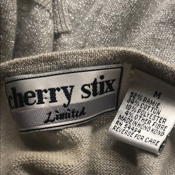 Vintage Cherry Stix Top‎ Size M - Picture 3 of 3